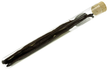tube en verre pour gousse de vanille